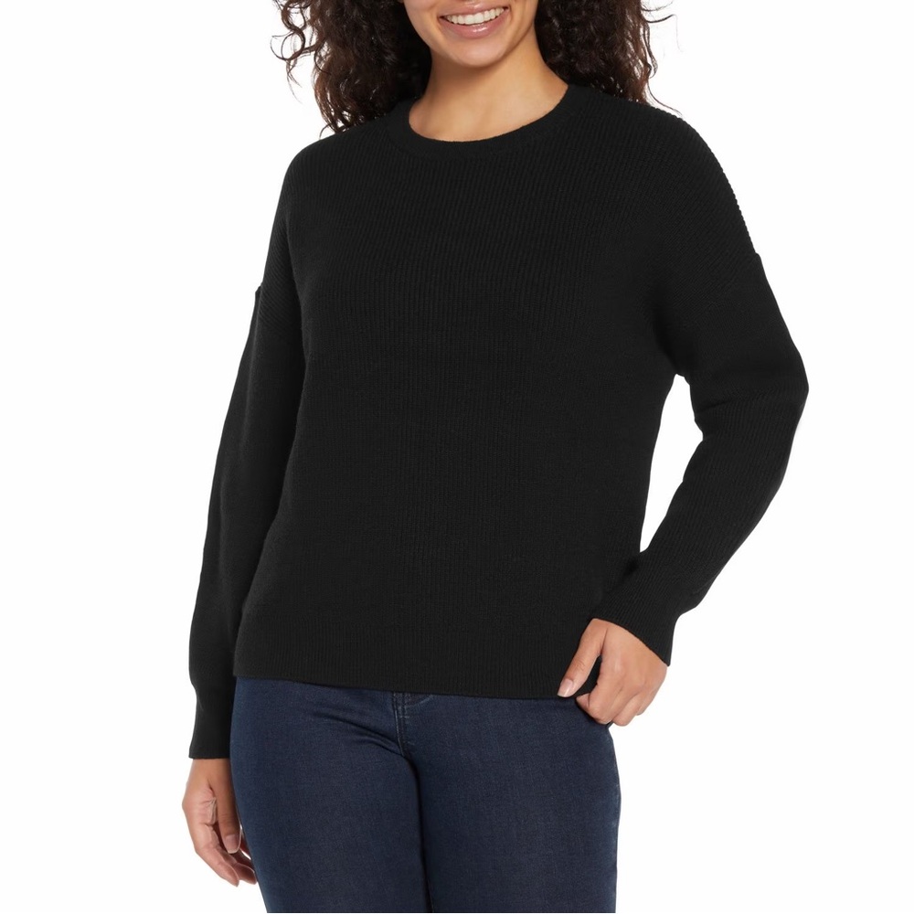 Express Classic Black Crew Neck Sweater